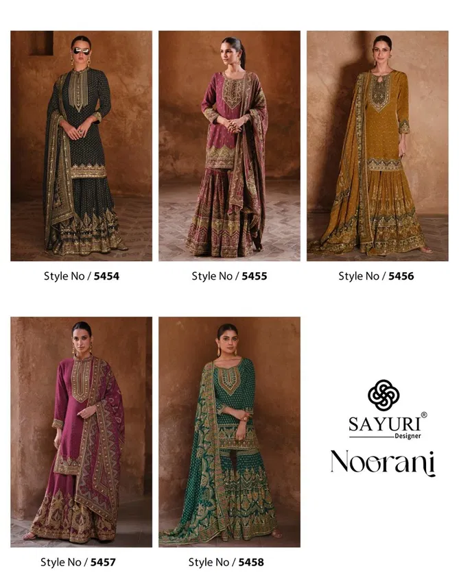 Noorani By Sayuri Crepe Silk Designer ReadyMade Wholesale Online